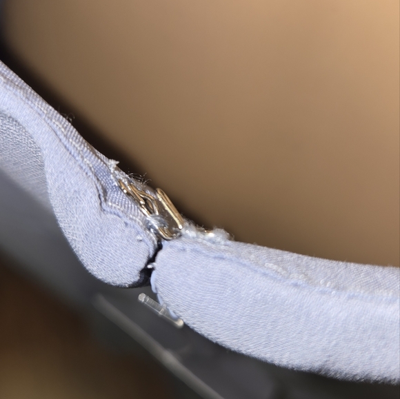 Windsor Blue Formal Gown Sweetheart Neckline Chiffon Size 16 Runs Small Fits 14 - Picture 8 of 15